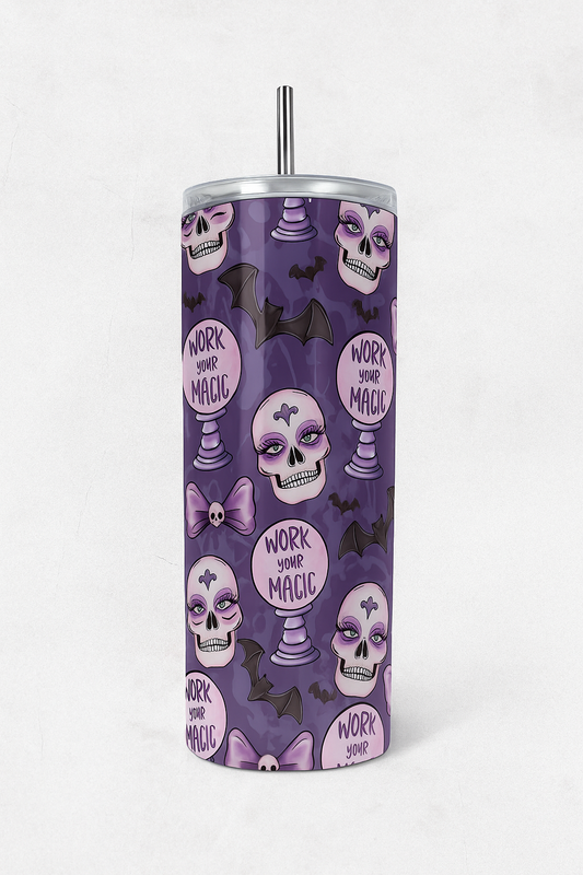Work Your Magic Skinny Tumbler